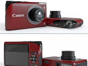 canon powershot a2200 3D Model