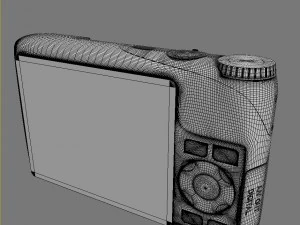 canon powershot a2200 3D Model