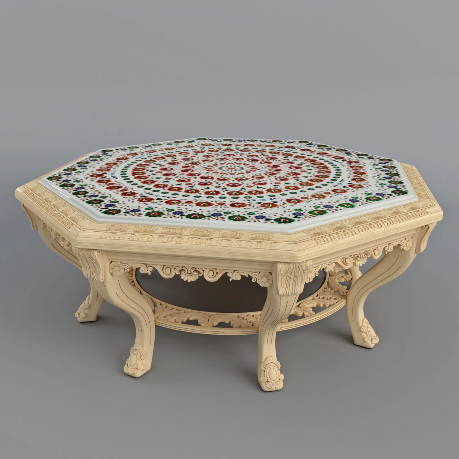coffee table 3D Model .c4d .max .obj .3ds .fbx .stl .blend 