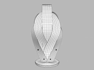 lzf cactus table lamp 3D 模型