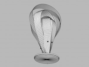 lzf cactus table lamp 3D 模型