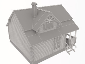 house with a bath 3D 模型