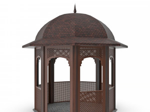 garden gazebo alcove Modelo 3D