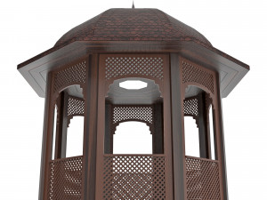 garden gazebo alcove 3D Model