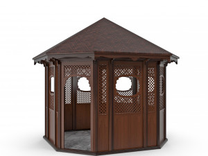 summer cabinet-gazebo for a restaurant Modelo 3D
