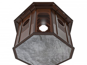 summer cabinet-gazebo for a restaurant Modelo 3D