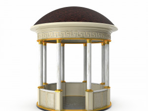gazebo in the ancient greek classical style Modelo 3D