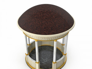 gazebo in the ancient greek classical style 3D मॉडल