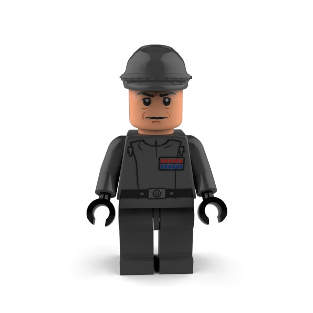 admiral piett lego 3D Model .c4d .max .obj .3ds .fbx .stl .blend 