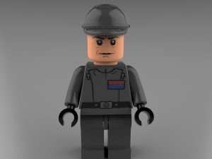 admiral piett lego 3D Model