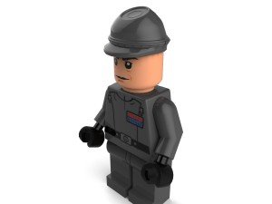 admiral piett lego 3D Model