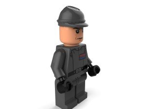 admiral piett lego 3D Model