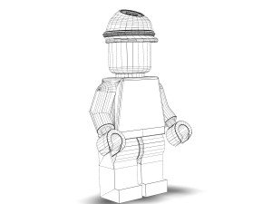 admiral piett lego 3D Model