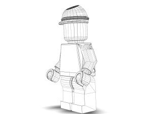 admiral piett lego 3D Model