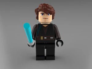 anakin apprentice lego 3D Model