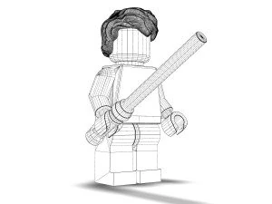 anakin apprentice lego 3D Model