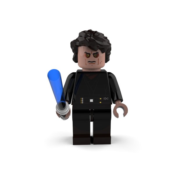anakin corrupt lego Modelo 3D .c4d .max .obj .3ds .fbx .stl .blend 