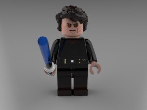anakin corrupt lego Modelo 3D