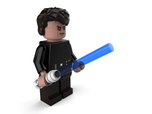 anakin corrupt lego Modelo 3D