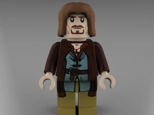 aragorn lego 3D Model