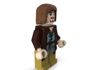 aragorn lego 3D 模型
