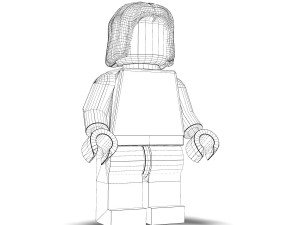 aragorn lego 3D 模型