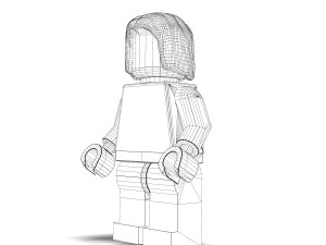 aragorn lego 3D 模型