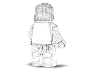 aragorn lego 3D 模型