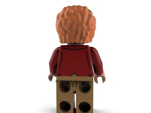 bilbo baggins lego Model 3D