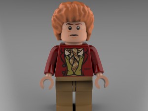 bilbo baggins lego Model 3D