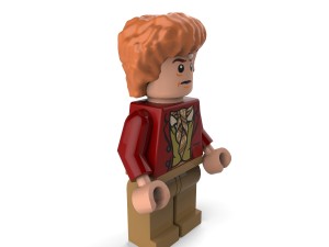 bilbo baggins lego Model 3D
