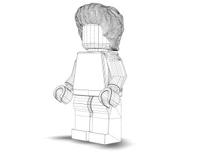 bilbo baggins lego Model 3D