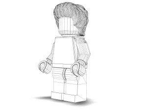 bilbo baggins lego 3D Model