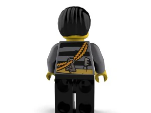 crook 1 lego 3D Model