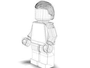 crook 1 lego 3D Model