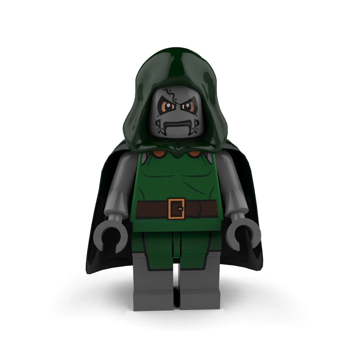 doctor doom lego 3D Model .c4d .max .obj .3ds .fbx .stl .blend 