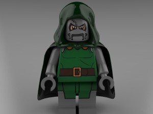 doctor doom lego 3D Model