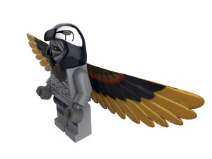 flying attack mummy lego Model 3D