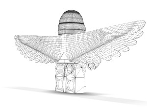 flying attack mummy lego Model 3D