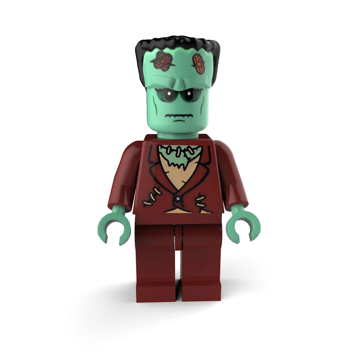 frankenstein lego 3D Model .c4d .max .obj .3ds .fbx .stl .blend 