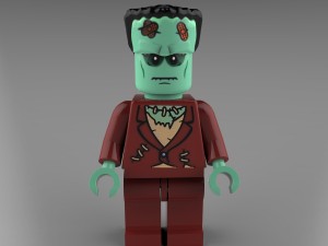 frankenstein lego Modelo 3D