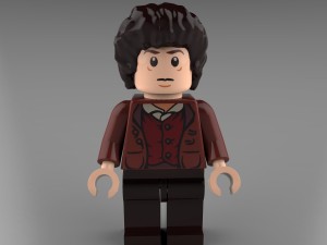 frodo baggins lego 3D-Modell