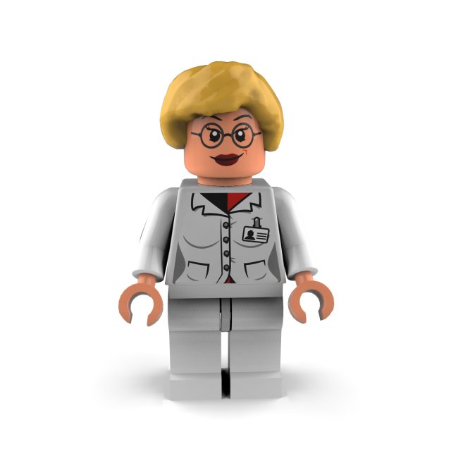 harley quinn lego 3D 모델 .c4d .max .obj .3ds .fbx .stl .blend 
