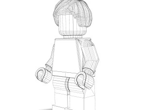 harley quinn lego 3D Model