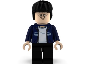 harry potter in casual 3D Model
