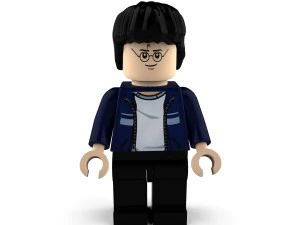 カジュアルなハリーポッター 3Dモデル