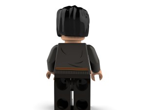 harry potter in uniform 3D Model