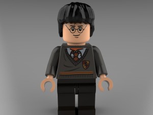 harry potter in uniform 3D Model