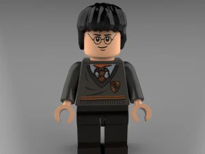 harry potter in uniform 3D Model