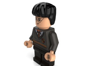 harry potter in uniform 3D Model